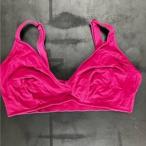 Parade wireless bralette hot pink cotton
